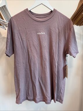 Tenore Short-Sleeve Crewneck T-Shirt in Mauve